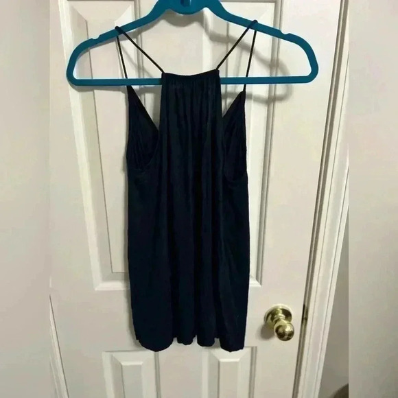 Bailey 44 Aviary Surplice Strappy Navy Blue Tank Top Size Small - Picture 7 of 7